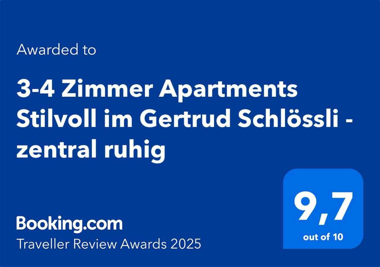 2-4 Zimmer Apartments Stilvoll Im Gertrud Schloessli - Zentral Ruhig St. Gallen Exteriér fotografie